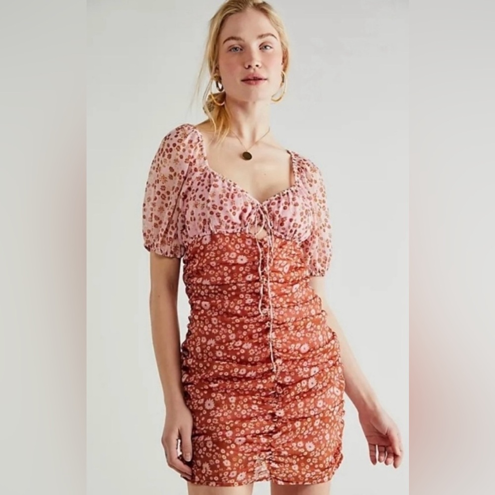NWOT Free People Tessa Mini Dress -M